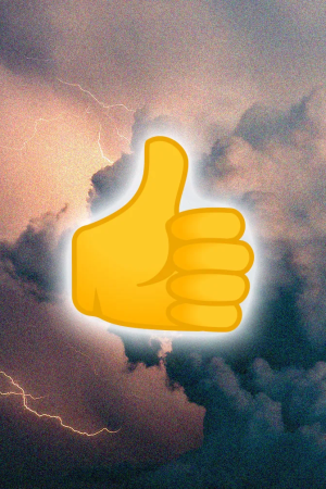 Başparmak Yukarı Emojisi Kararsızlık Mevsiminin Sembolü