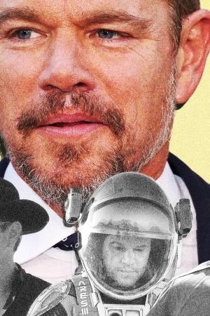 Matt Damon'ın farklı dönemlerde canlandırdığı karakterleri bir araya getiren kolajda Oppenheimer, Interstellar, Saving Private Ryan, The Martian ve Good Will Hunting filmlerinden sahneler yer alıyor.
