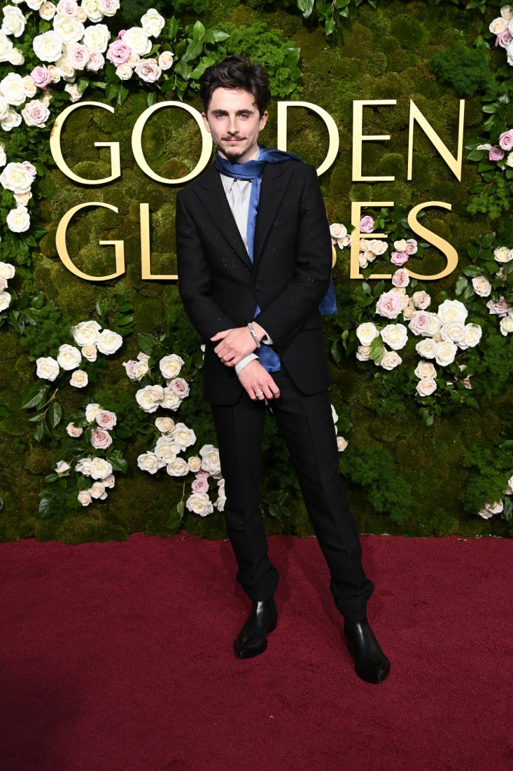 Timothée Chalamet 2025 Altın Küre Ödüllerinde Haider Ackermann İmzalı Tom Ford İlk Tom Ford Tasarımlarını Sergiledi