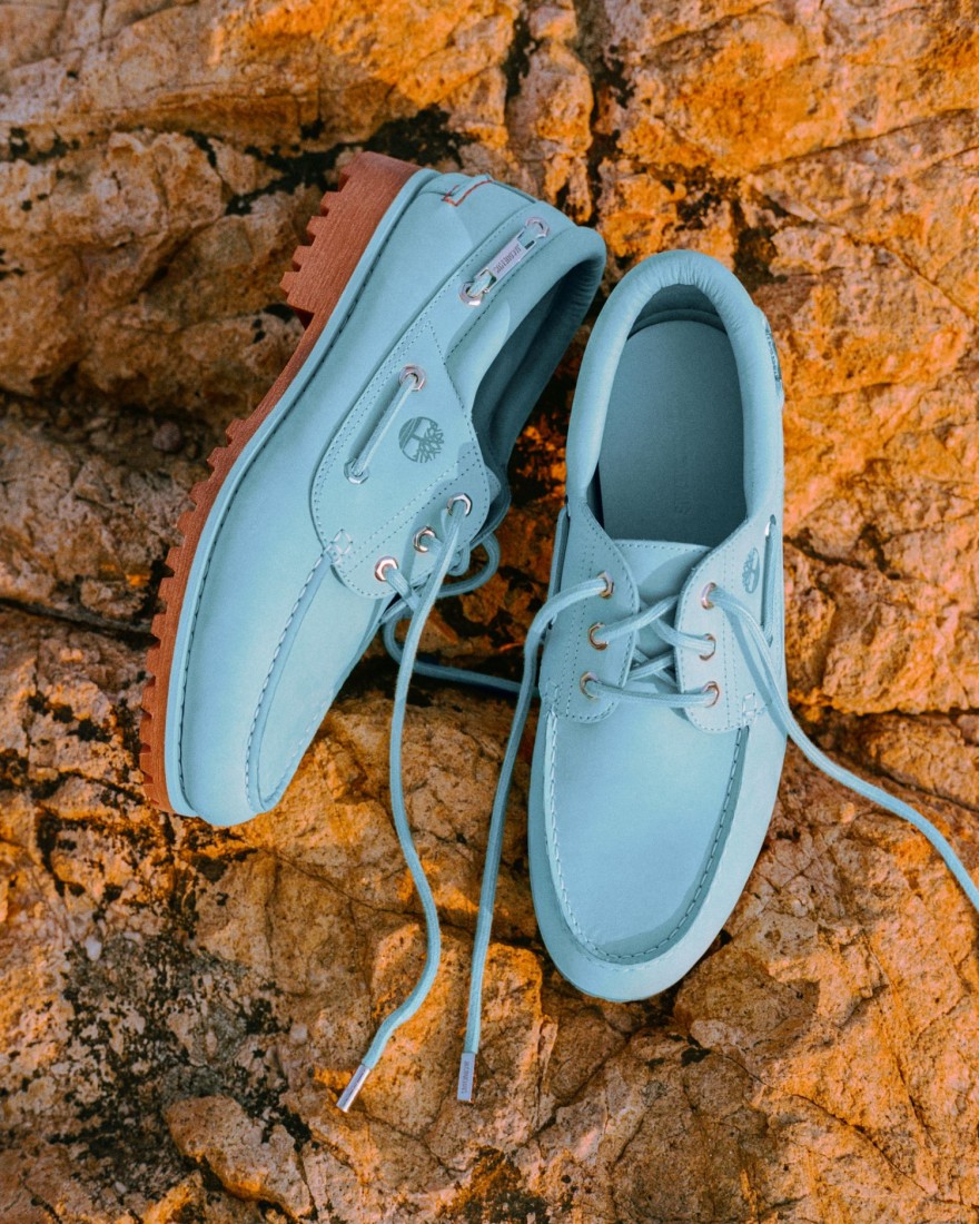 Jacquemus x Timberland'ın Lagoon Blue Tekne Ayakkabıları, Yaz Boyunca Aklınızdan Çıkmayacak