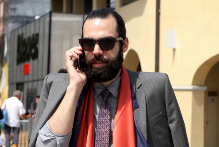 GQ Floransa sokaklarında