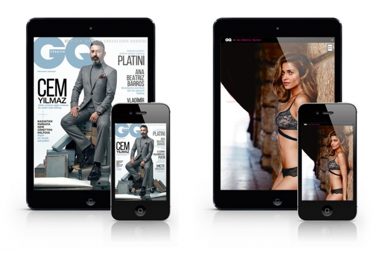 GQ Türkiye iPhone/iPad/Android Ekim sayısı yayında