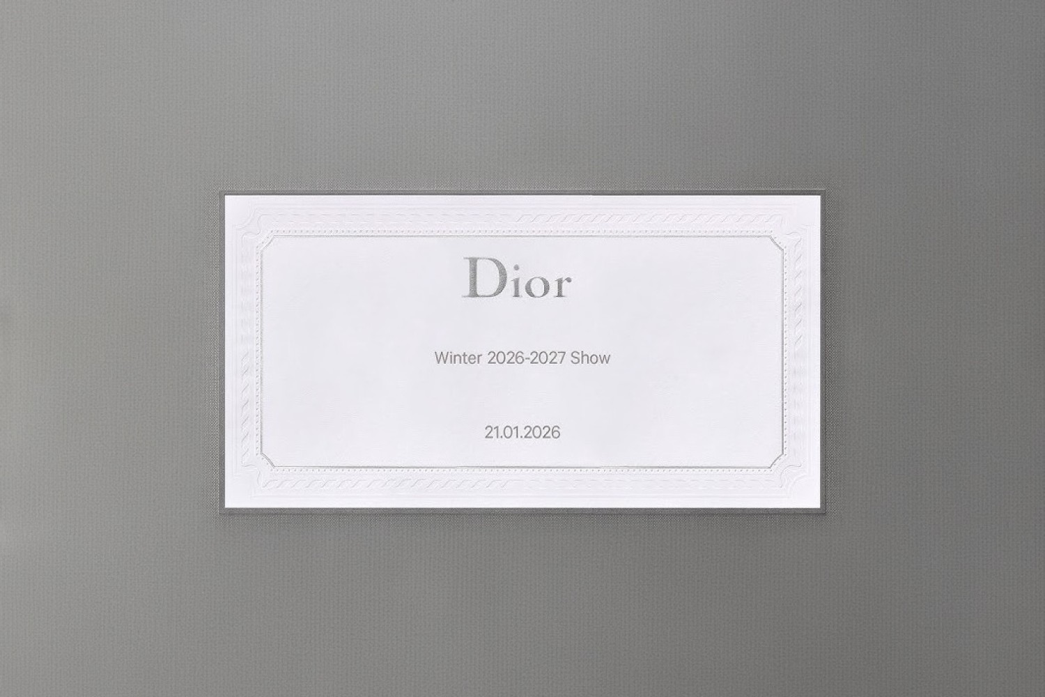 Canlı İzle: Dior Kış 2026-2027