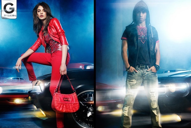 Asfaltta Guess imzası