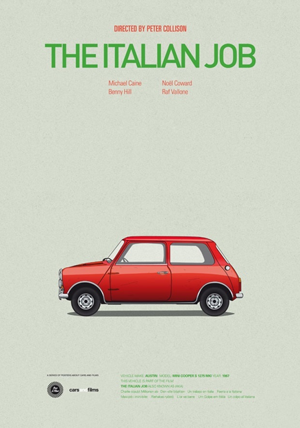 Bu afişlerin yıldızları otomobiller