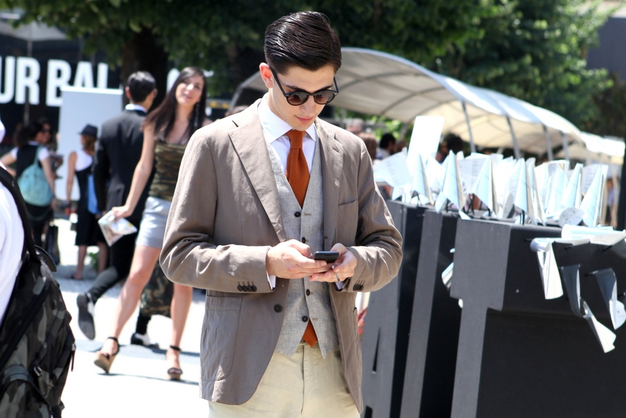 GQ Floransa sokaklarında