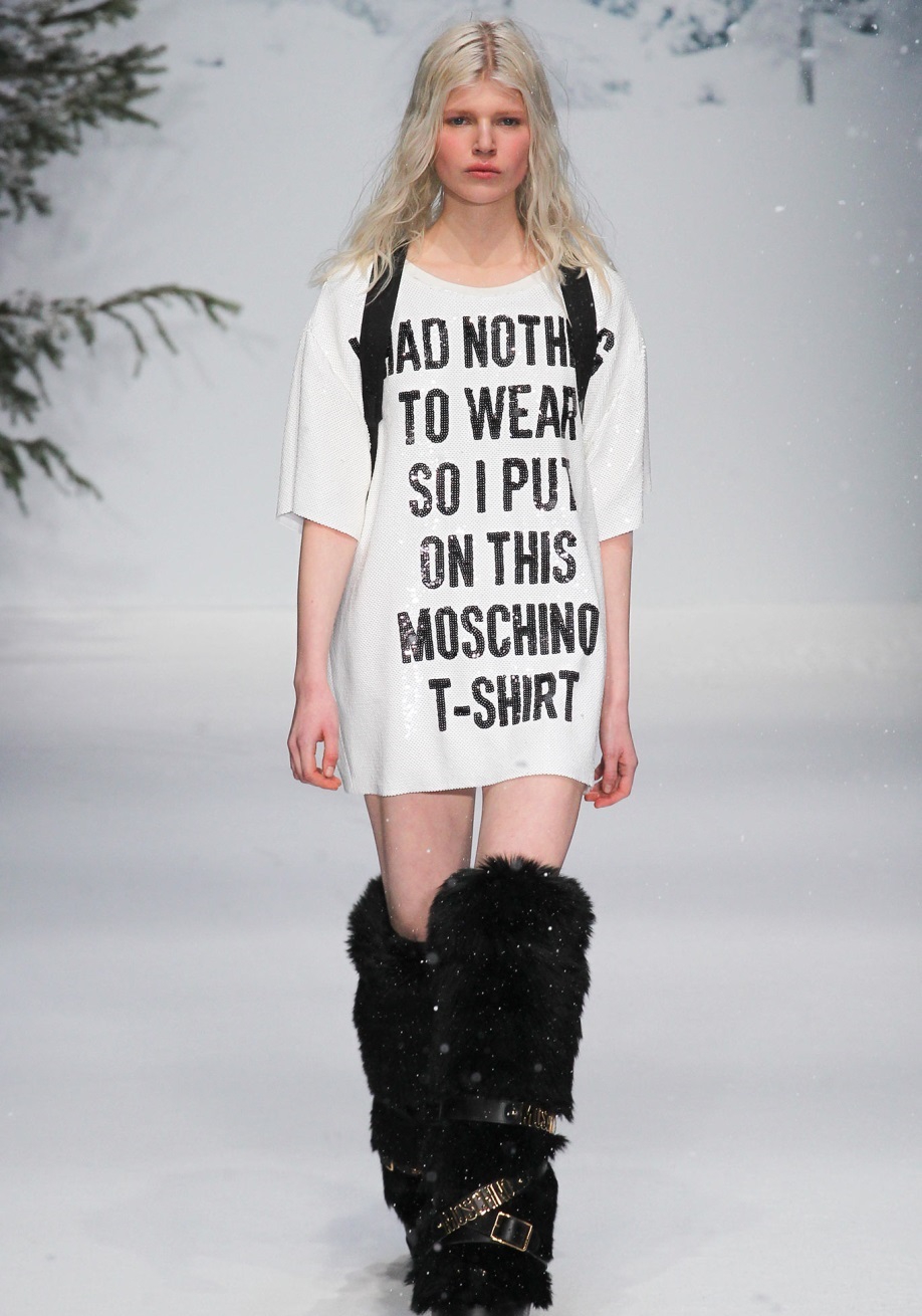 Moschino Sonbahar / Kış 2015
