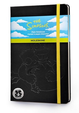 The Simpsons, Moleskine kapaklarında