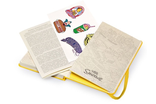 The Simpsons, Moleskine kapaklarında