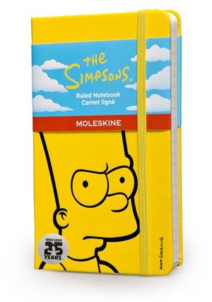 The Simpsons, Moleskine kapaklarında