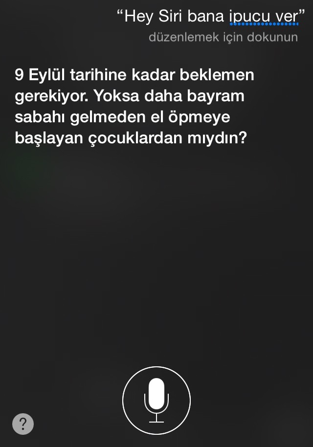 Siri, hadi ama!