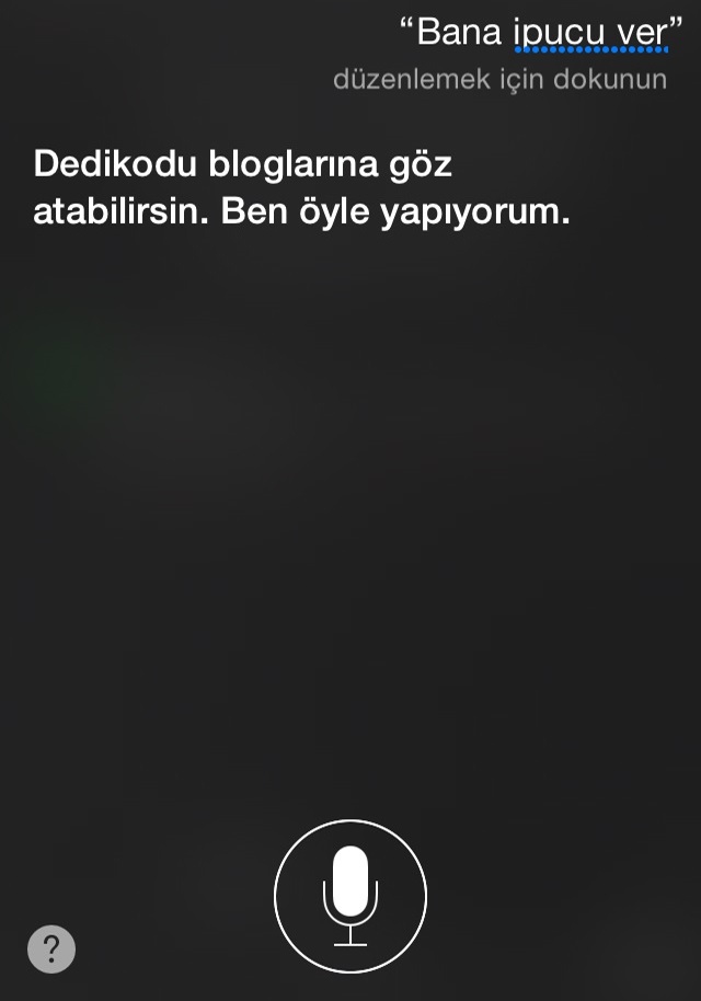 Siri, hadi ama!