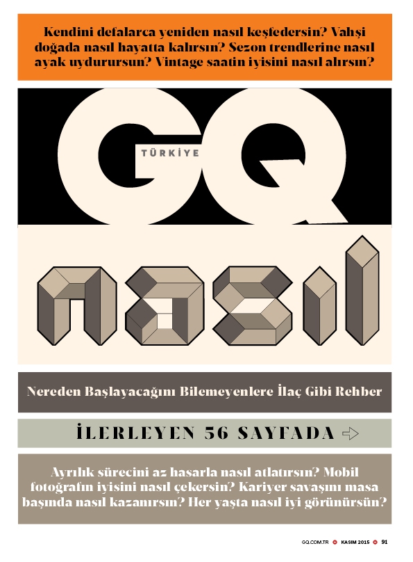 GQ Türkiye Kasım Sayısında Neler Var?