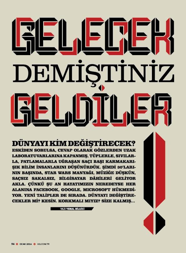 GQ Türkiye Ocak Sayısında Neler Var?