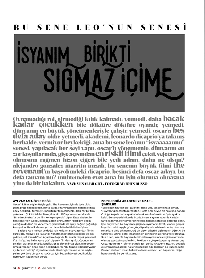 GQ Türkiye Şubat Sayısında Neler Var?