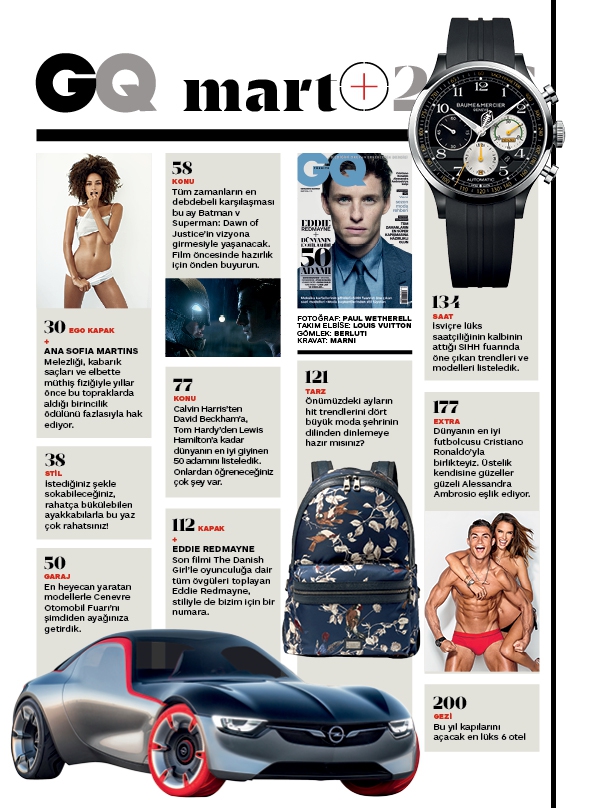 GQ Türkiye Mart Sayısında Neler Var?