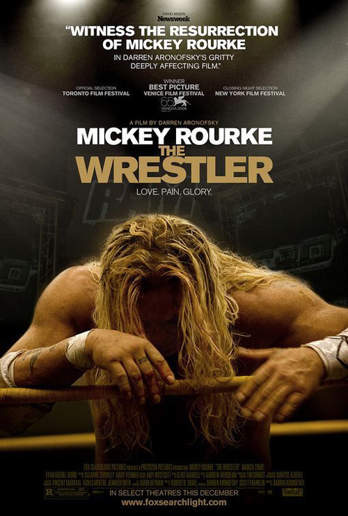The Wrestler", ringlerin dışında kendi iç mücadeleleriyle boğuşan eski bir profesyonel güreşçinin hikayesini takip eder