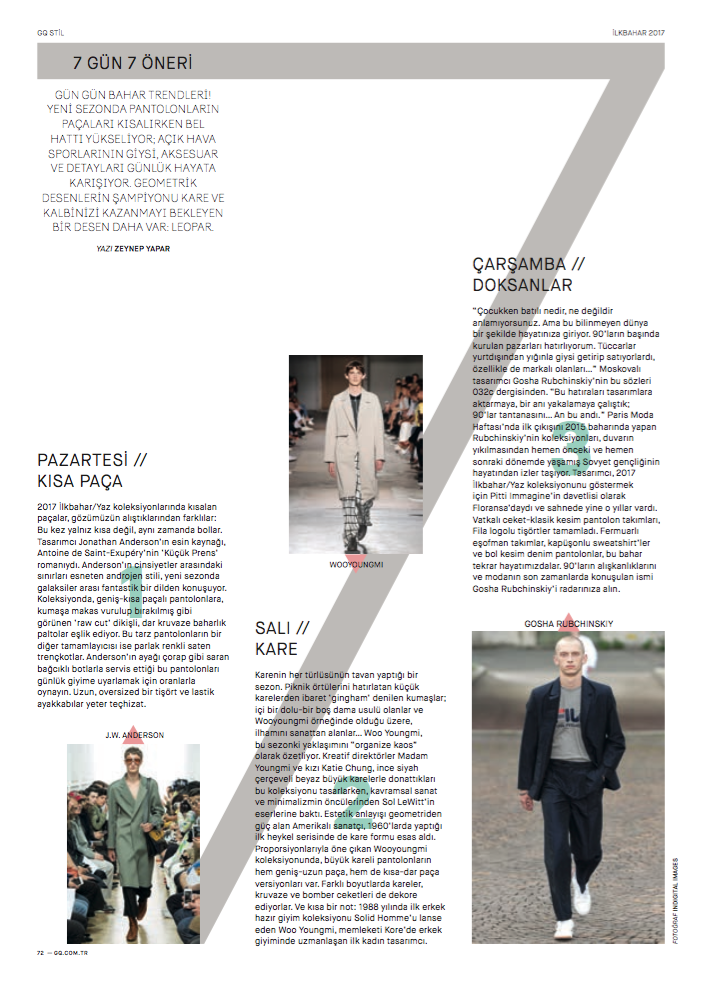 #GQİlkbahar2017'de Neler Var?