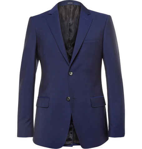 Ofis Stili: Lacivert Takım ve Çizgili Gömlek