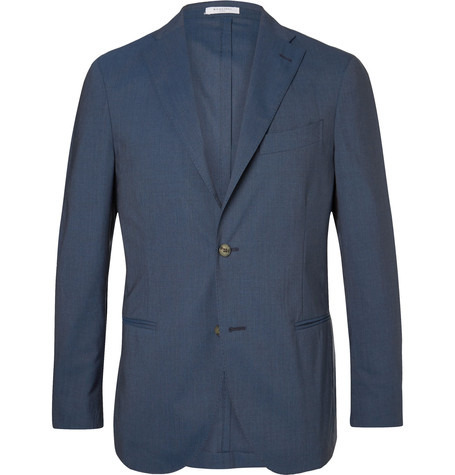 Ofis Stili: Lacivert Takım ve Çizgili Gömlek