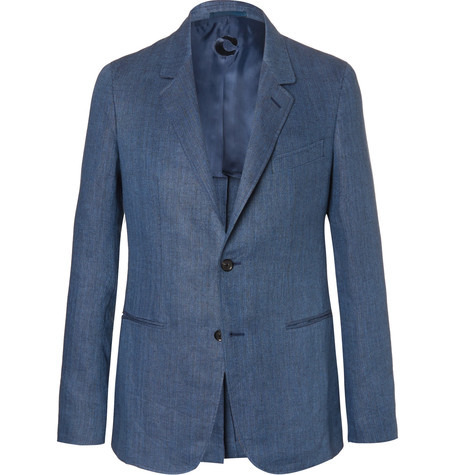 Ofis Stili: Lacivert Takım ve Çizgili Gömlek