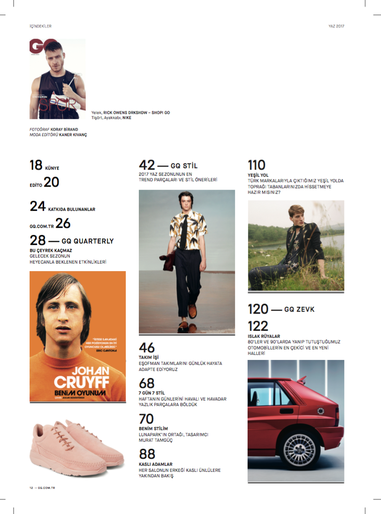 #GQYaz2017'de Neler Var?