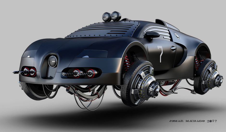 Gelecekten gelen uçan otomobiller