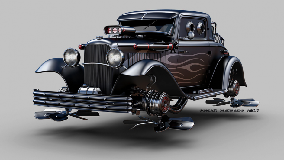 Gelecekten gelen uçan otomobiller