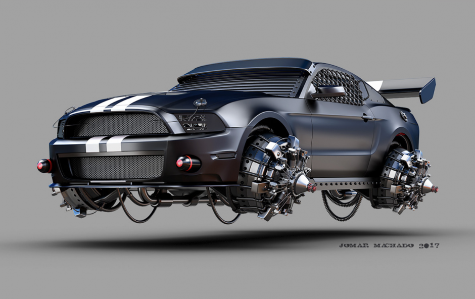 Gelecekten gelen uçan otomobiller