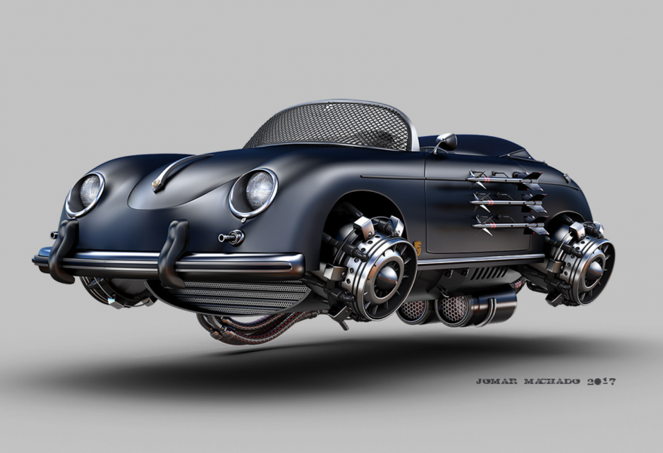 Gelecekten gelen uçan otomobiller