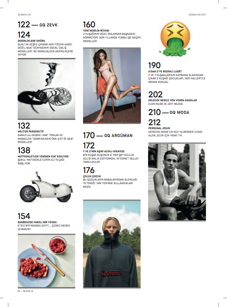 #GQSonbahar2017'de neler var?