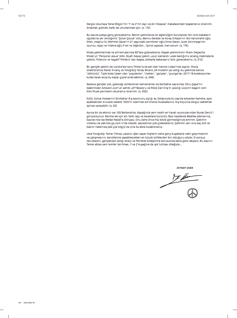 #GQSonbahar2017'de neler var?