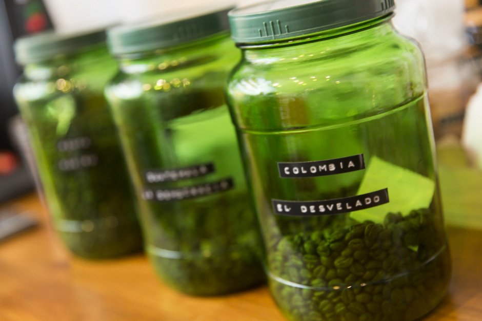 Balat'ta bir kahve atölyesi