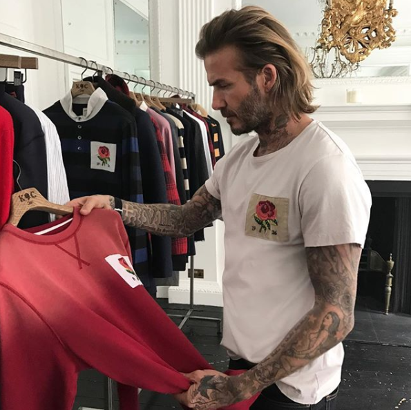 David Beckham ve ilham verici saçları