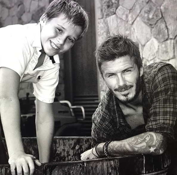 David Beckham ve ilham verici saçları
