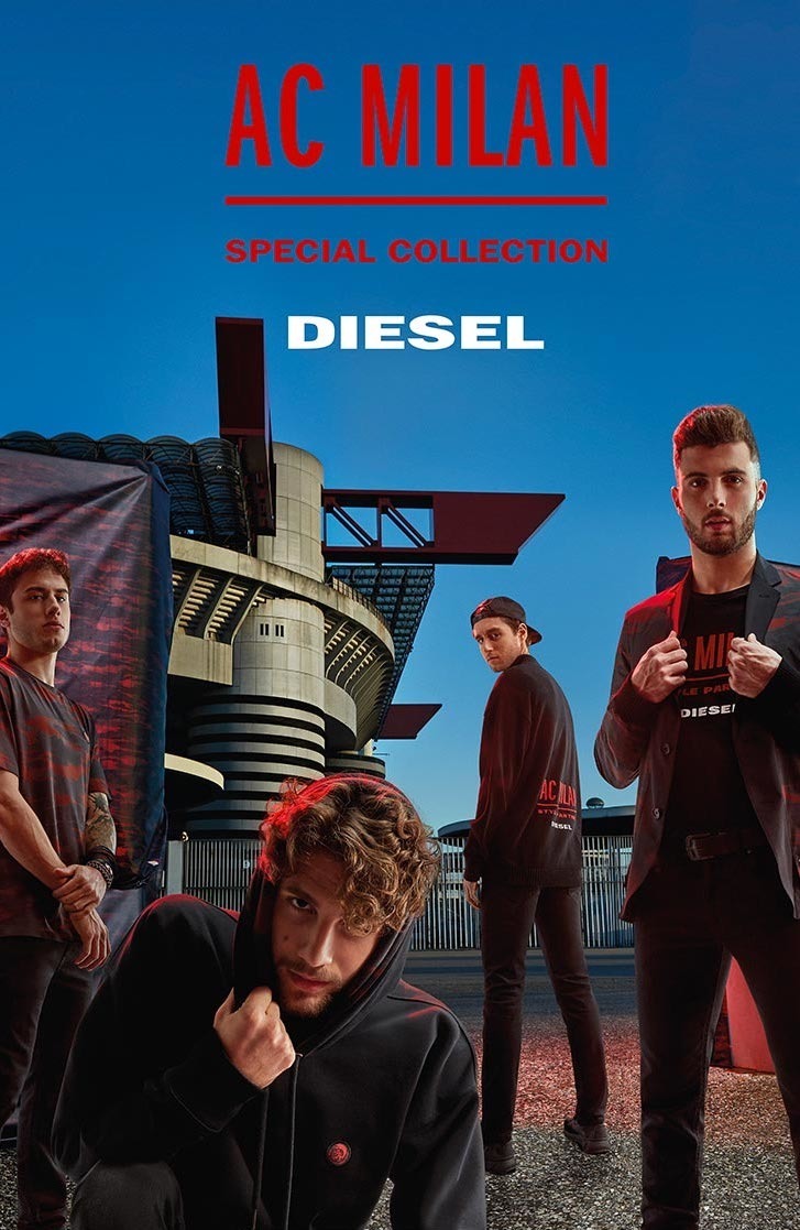 Futbol ve modanın yeni buluşması: Diesel & AC Milan