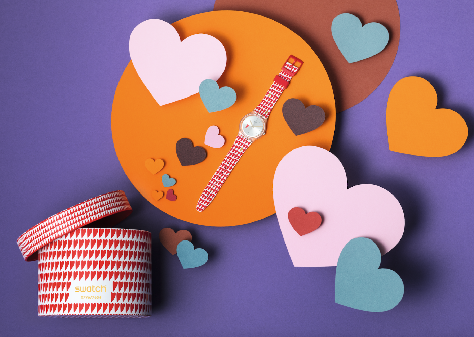 Sevgilinize hediye mi arıyorsunuz? Swatch Hearty Love her yerde