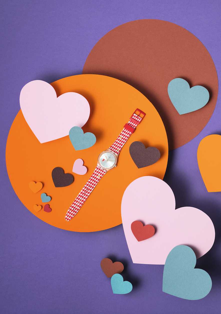 Sevgilinize hediye mi arıyorsunuz? Swatch Hearty Love her yerde