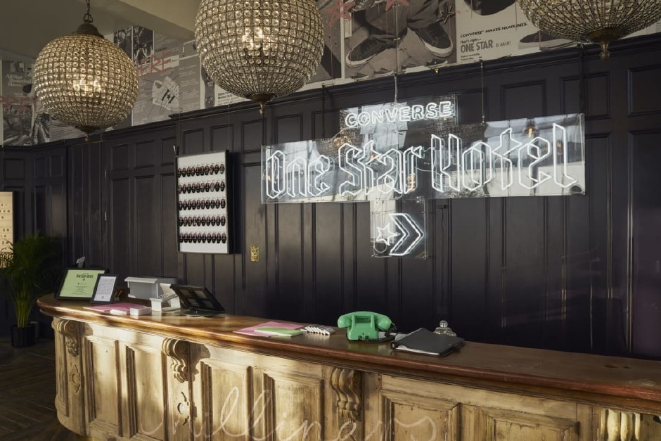 Londra’nın kasvetli ruhuna modern dokunuş: Converse Hotel