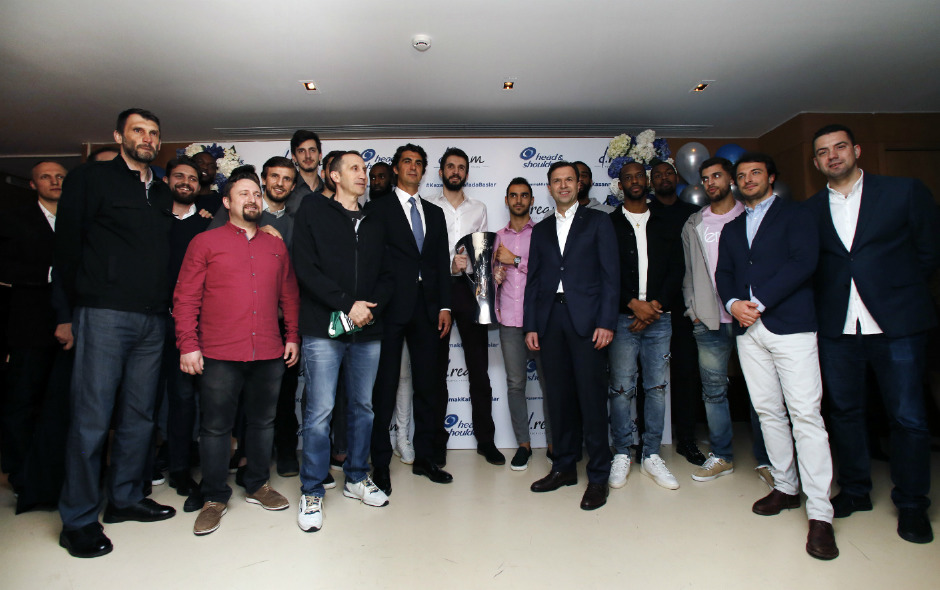 Darüşşafaka Basketbol Takımı'nın EuroCup kutlaması