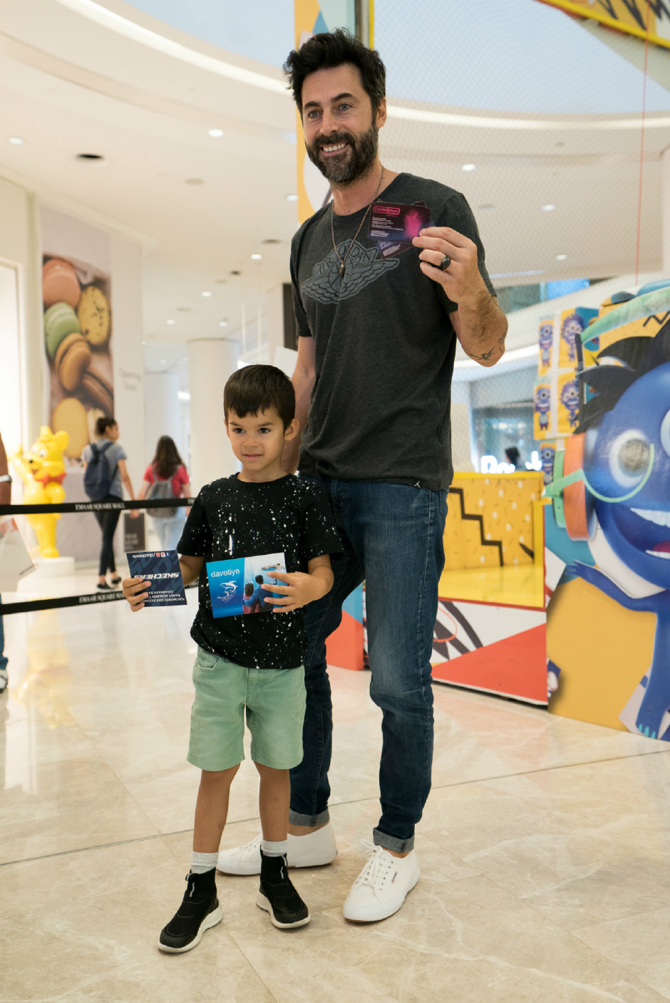 Kıvanç Kasabalı ve oğlu Can Emaar Çocuk Karnavalı’nda