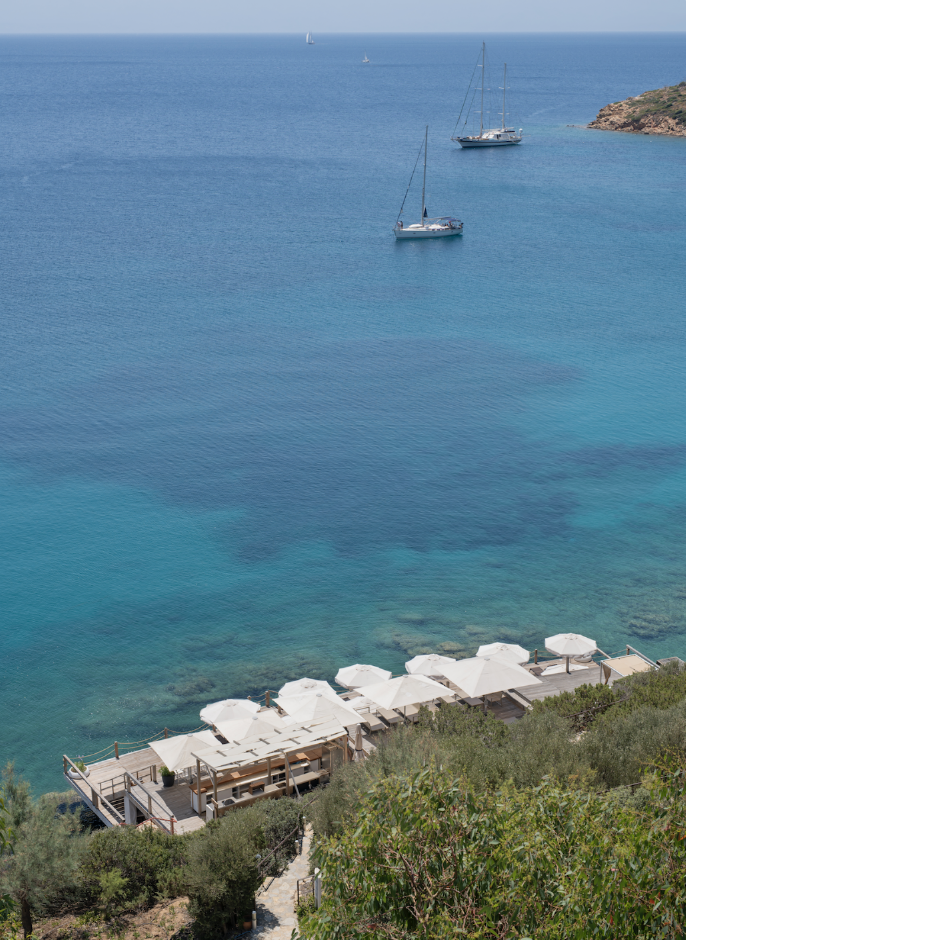 Mavinin eşsiz tonları: Kempinski Hotel Barbaros Bay