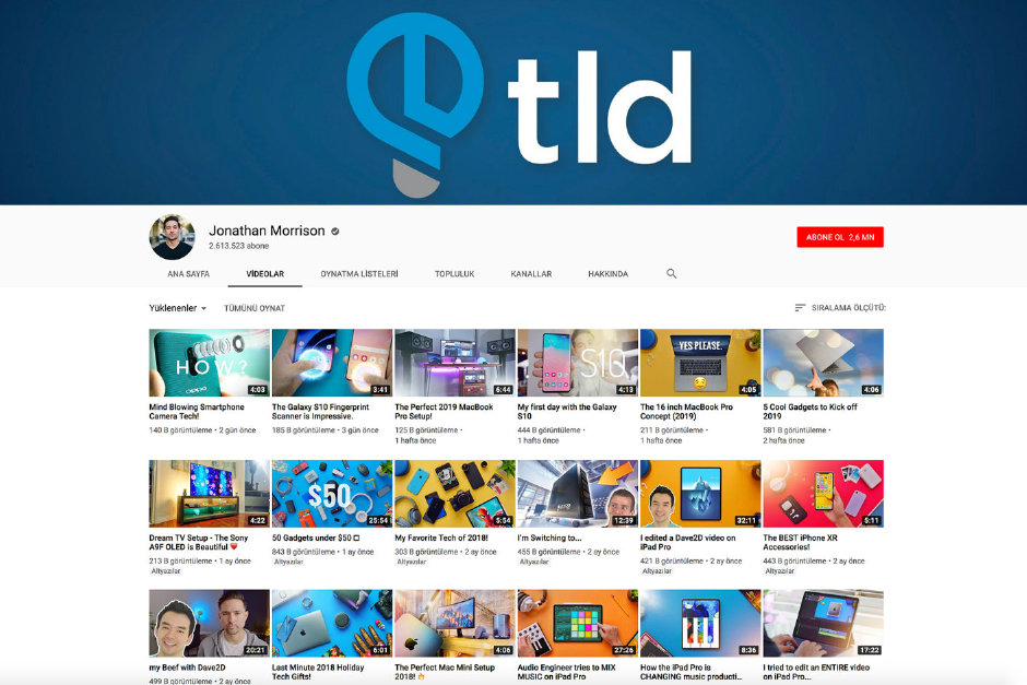 YouTube'da İzleyebileceğiniz En İyi 10 Teknoloji Kanalı