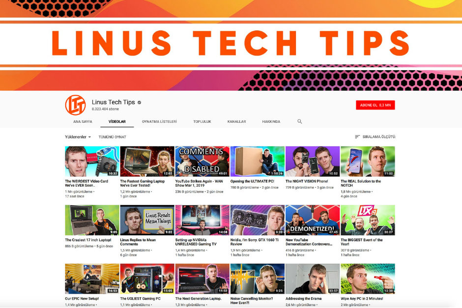 YouTube'da İzleyebileceğiniz En İyi 10 Teknoloji Kanalı