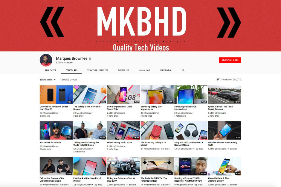 YouTube'da İzleyebileceğiniz En İyi 10 Teknoloji Kanalı