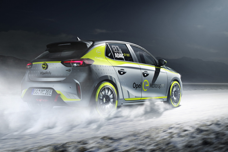 Dünyanın İlk Elektrikli Ralli Otomobili: Opel Corsa-e