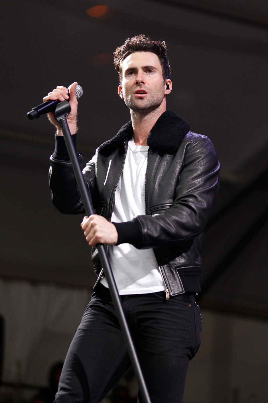 Adam Levine'in Vazgeçemediği Deri Ceketleri