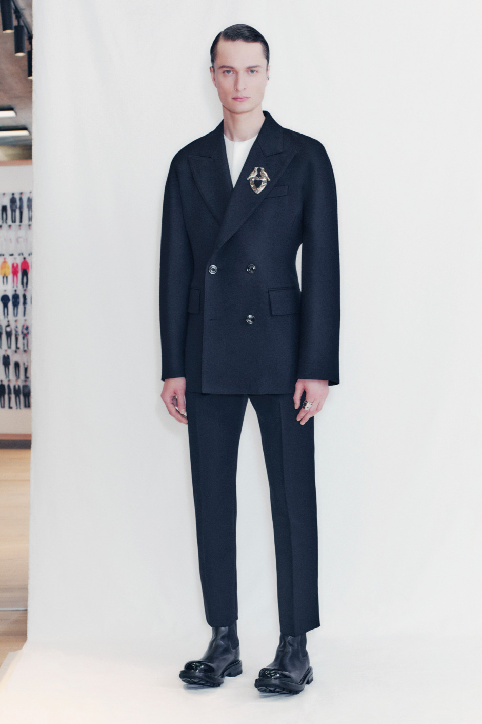 Alexander McQueen Sonbahar 2021 Erkek Giyim Koleksiyonu