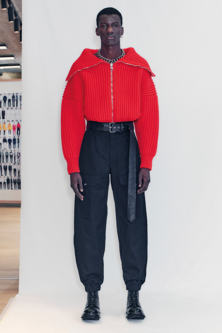 Alexander McQueen Sonbahar 2021 Erkek Giyim Koleksiyonu