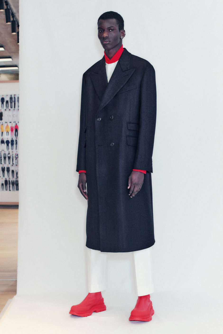 Alexander McQueen Sonbahar 2021 Erkek Giyim Koleksiyonu